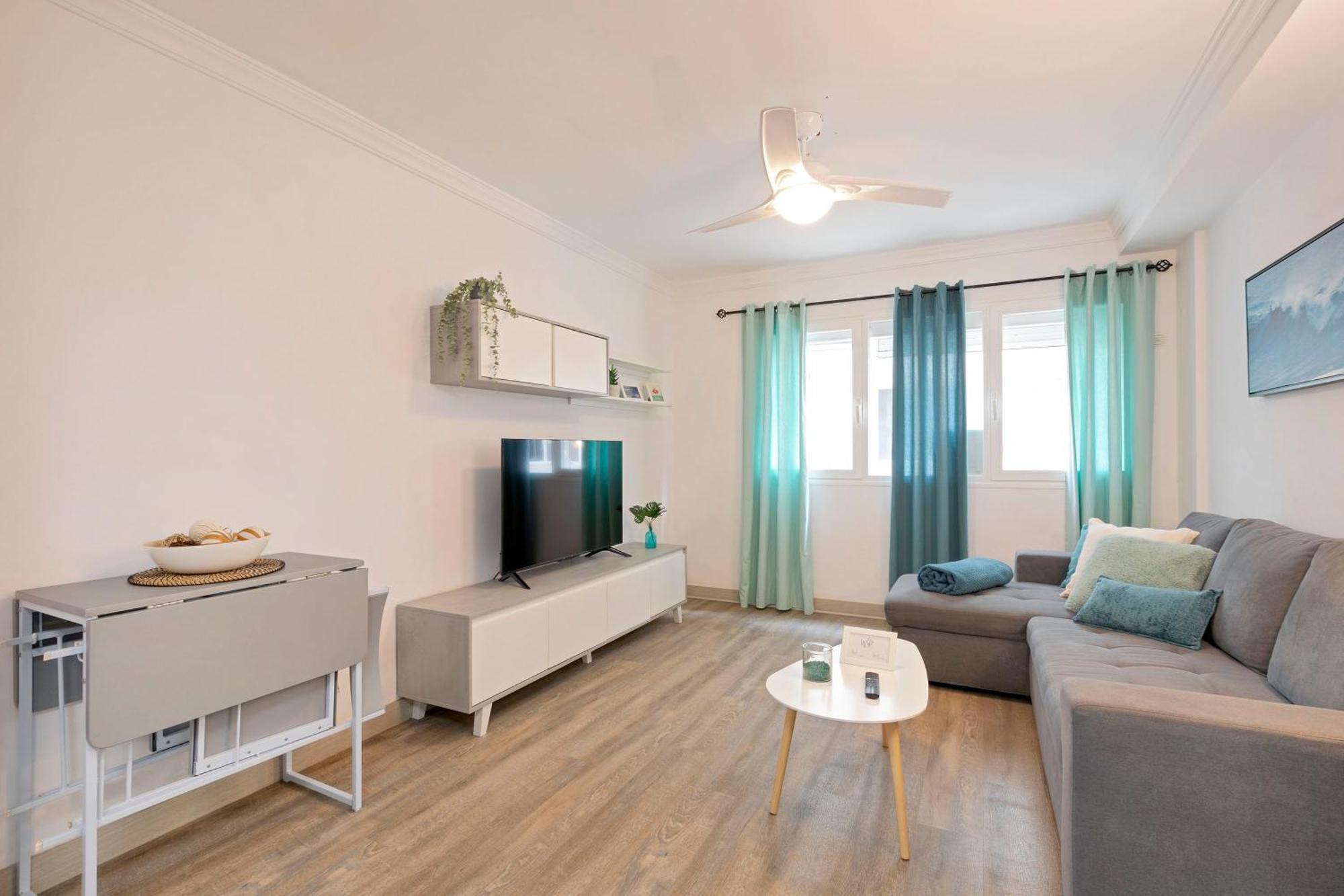 Apartamento Blue Waves - Free Parking El Médano Exterior foto
