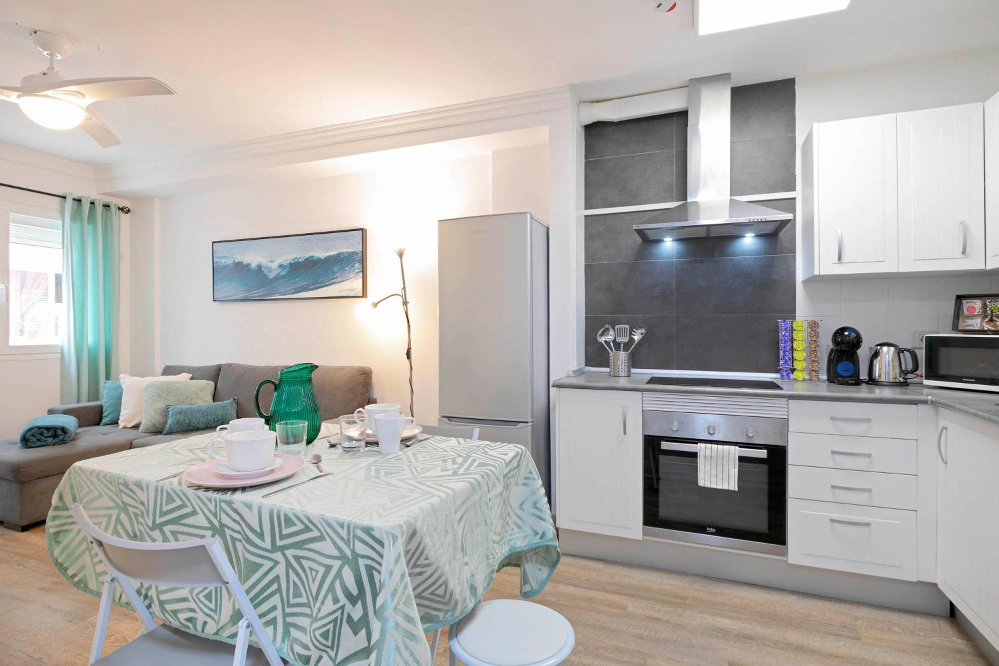 Apartamento Blue Waves - Free Parking El Médano Exterior foto